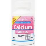 Calcium 500 mg plus D3, 90 Tablets by 21st Century