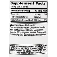 Calcium 500 mg plus D3, 90 Tablets by 21st Century - Image 2