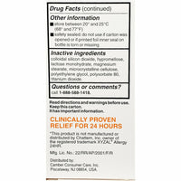 Allergy Relief (Levocetirizine) 5 mg 80 Tablets by Camber - Image 4