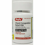 Chest Congestion Relief DM, Guaifenesin 400 mg 60 Tablets