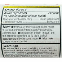 Chest Congestion Relief DM (Guaifenesin) 400 mg 60 Tablets by Rugby - Image 2