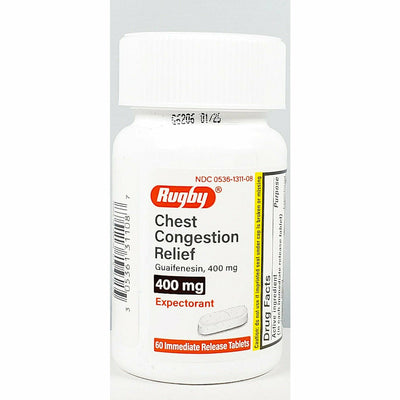 Chest Congestion Relief 60 Tablets by Rugby