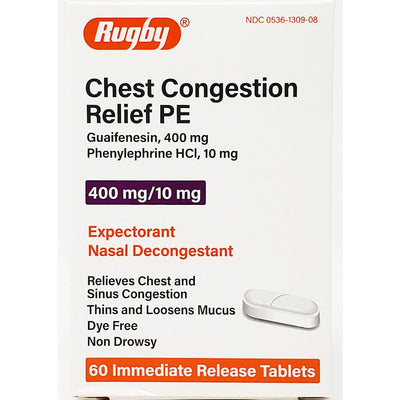 Chest Congestion Relief PE 400 mg 60 Tablets