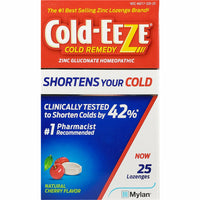 Cold-Eeze with Zinc Natural Cherry Flavor, 25 Lozenges - Image 1
