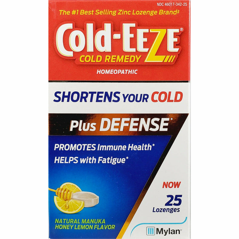 Cold-Eeze plus Defense (Honey Lemon Flavor) 25 Lozenges - Main product image