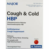 Cough & Cold HPB (Cough Suppressant) 16 Tablets by Major