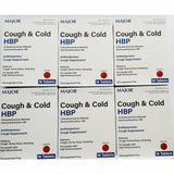 Cough & Cold HPB (Cough Suppressant) 16 Tablets each by Major (6 Pack)