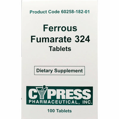 Ferrous Fumarate Tablets, 324 mg 100 count