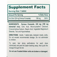 Ferrous Fumarate Tablets, 324 mg 100 count - Image 2