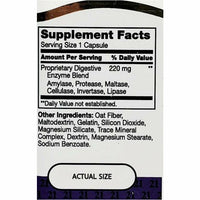Digestive Enzymes, 200 mg 60 Capsules by 21st Century - Image 2