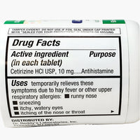 Cetirizine 10 mg, 500 Tablets by Dr. Reddys - Image 2