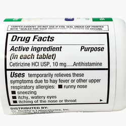 Cetirizine 10 mg 500 Tablets