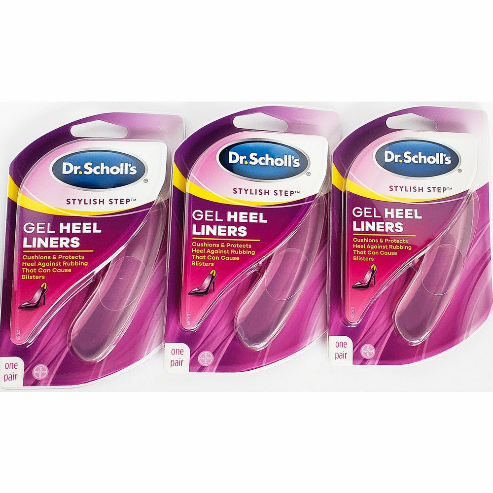 Dr Scholl's Gel Heel Liners Stylish Step Heel Protection