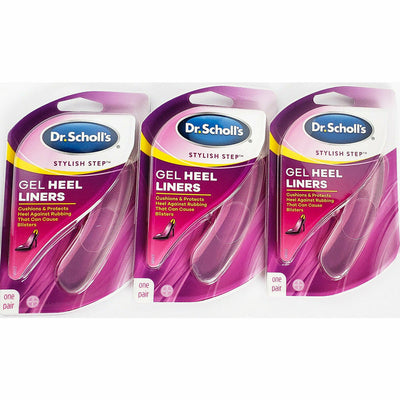 Dr Scholls Gel Heel Liners (Stylish Step) 3 Pair
