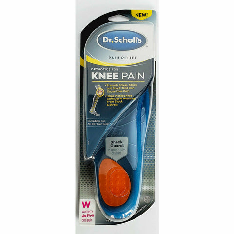 Dr Scholl's Orthotics for Knee Pain, 1 Pair (Woman's shoe size 5-1/2 - 9)