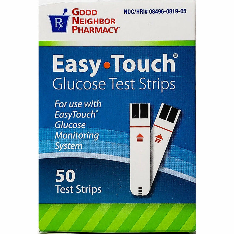 Easy Touch Glucose Test Strips, 50 Count by Good Neighbor - Main product image