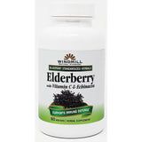 Elderberry with Vitamin C & Echinacea 60 Chewable Wafers by Windmill