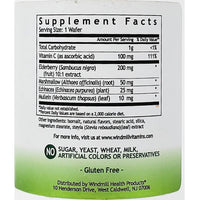 Elderberry with Vitamin C & Echinacea 60 Chewable Wafers by Windmill - Image 2