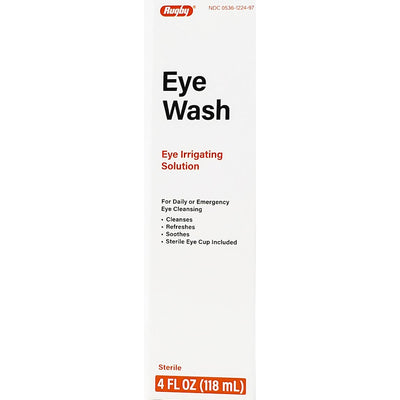 Eye Wash Irrigating Solution 4 fl oz each (1, 3 or 6 Pack) by Rugby