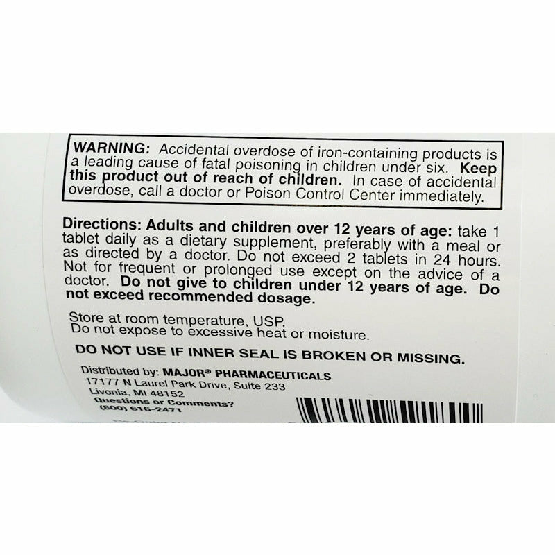 FeroSul | Ferrous Sulfate | 1000 Tablets - Hargraves Online Healthcare