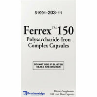 Ferrex 150 Iron Complex, 100 Capsules by Breckenridge - Image 1