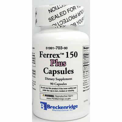 Breckenridge Ferrex 150 Plus, 90 Capsules