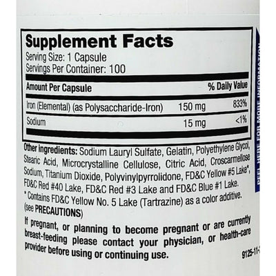 Ferrex 150 (Polysaccharide-Iron Complex)