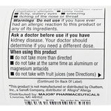Fexofenadine 60 mg 100 Tablets by Major