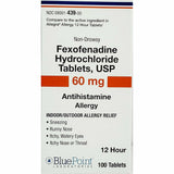Fexofenadine Hydrochloride 60 mg 100 Tablets by Dr. Reddy