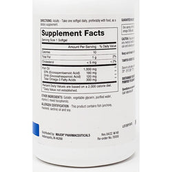 Fish Oil 1000 mg 100 Softgels by Major