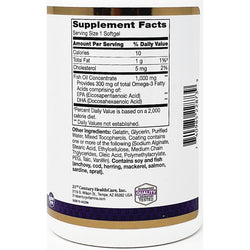 Fish Oil 1000 mg (Reflux Free) 180 Softgels by 21st Century