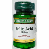 Folic Acid 800 mcg 250 Tablets by Natures Bounty
