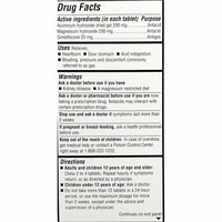 Gelusil Antacid / Anti-Gas (Cool Mint Flavor), 100 Chewable Tablets - Image 2