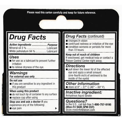 GenTeal Tears Lubricant Eye Ointment (Night-Time) 0.12 fl oz by Alcon