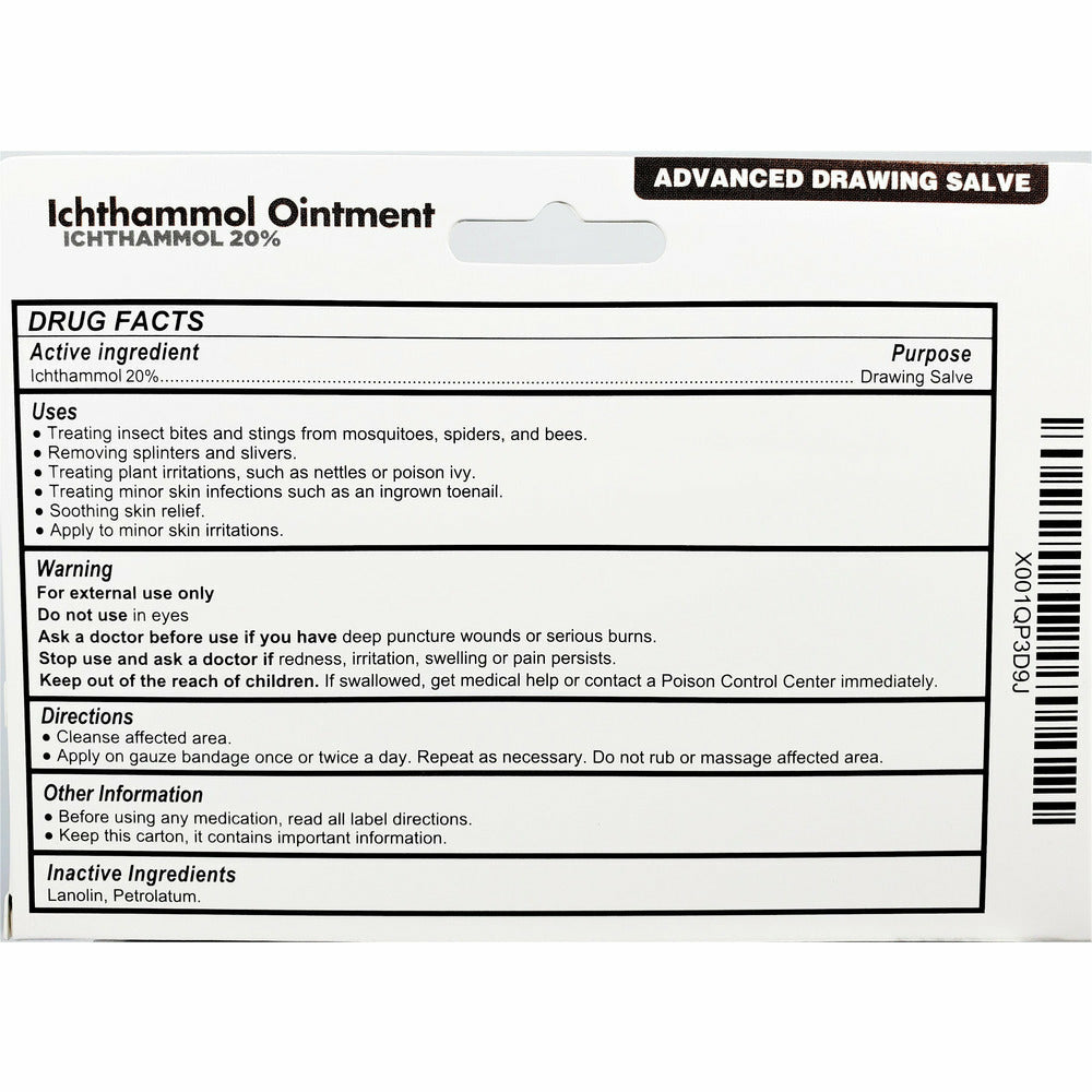 Ichamathol Ichthammol Ointment | Drawing Salve - Hargraves Online Healthcare