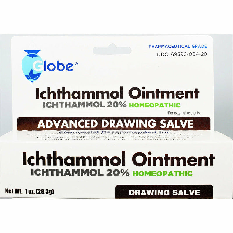 Ichthammol Ointment Drawing Salve, 1 oz by Globe - Main product image