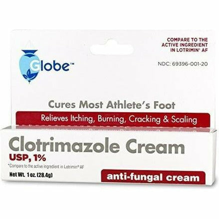 Globe Clotrimazole Cream USP 1%, 1 oz 