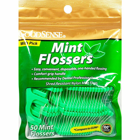 GoodSense Mint Flossers, (Compare to GUM) 50 Count