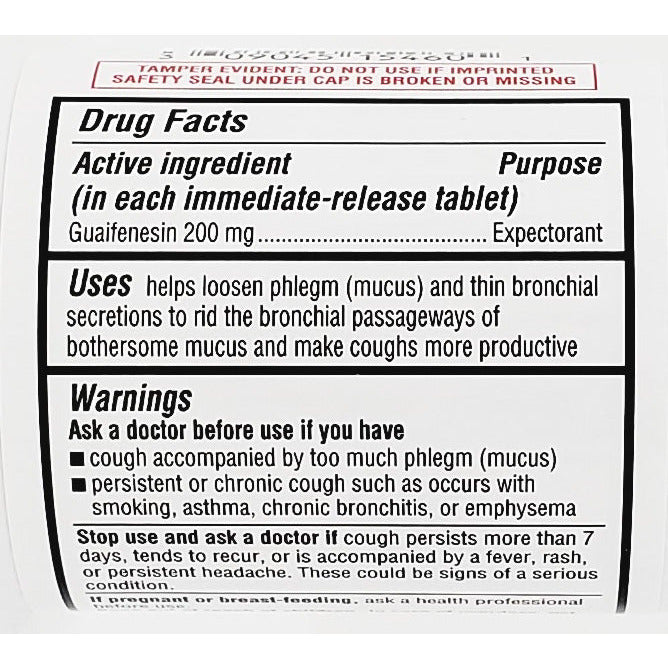 Guaifenesin | Expectorant | Relieves Chest Congestion - Hargraves ...