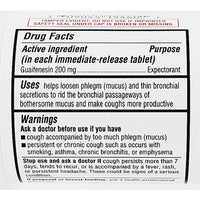 Guaifenesin 200 mg 100 Tablets by Major - Image 2