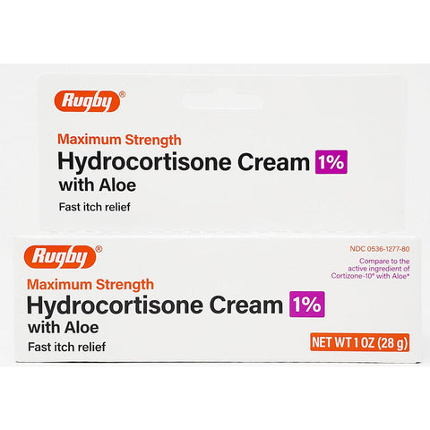 Hydrocortisone Cream 1% with Aloe by Rugby