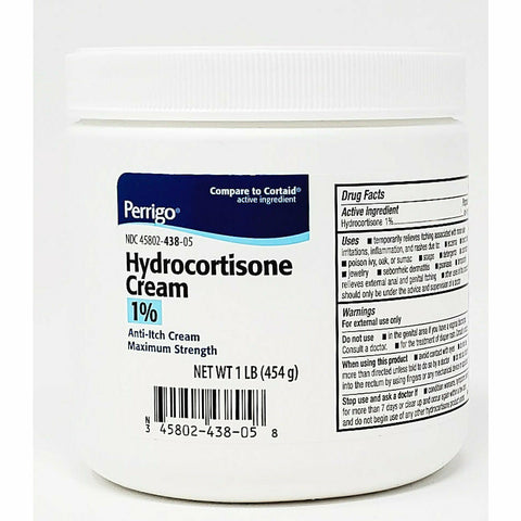 Hydrocortisone Cream 1% (Anti-Itch) 1lb (454 g) by Perrigo