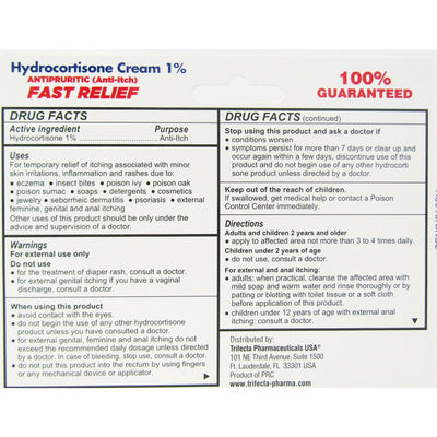 Globe Hydrocortisone Cream 1% with Aloe 