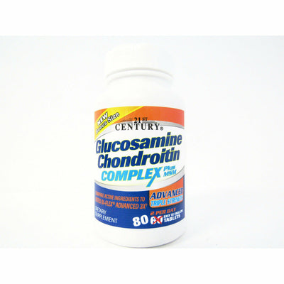 Glucosamine Chondroitin Complex Plus MSM, 80 Tablets by 21st Century