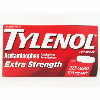 Tylenol Extra Strength 500 mg, 225 Caplets