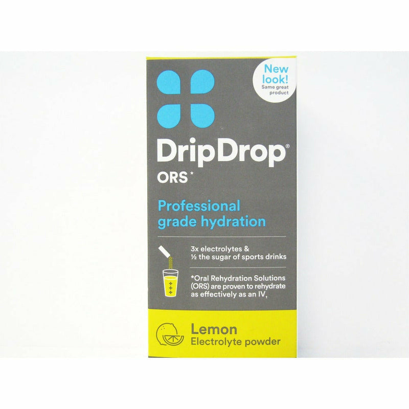 Drip Drop Electrolyte Powder (Lemon Flavor) 8 sticks - Main product image