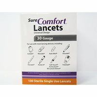 Lancets 30 Gauge, 100 Count by Sure Comfort - Image 2