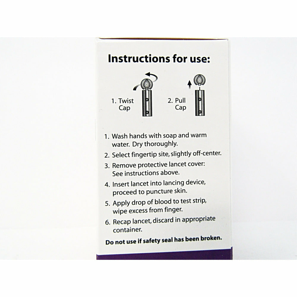 Lancets 30 Gauge, 100 Count by Sure Comfort Hargraves Online Healthcare