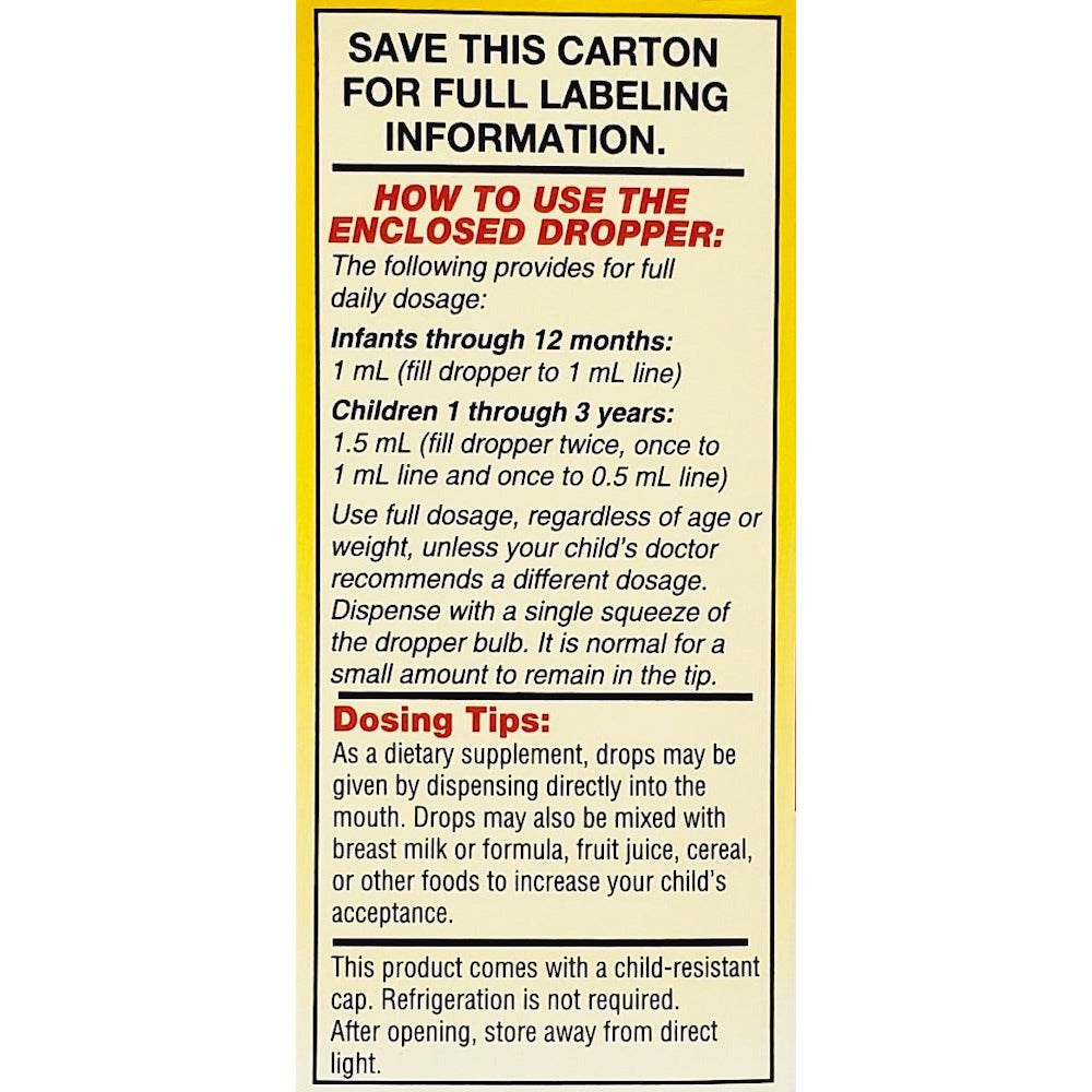 Infants Aqueous Vitamin D Oral Drops Hargraves Online Healthcare