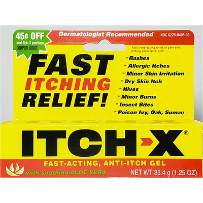 Itch X Fast Itching Relief with Aloe Vera, 1.25 oz